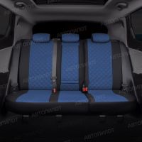 Чехлы Автопилот Экокожа Ромб на Mitsubishi Colt 2003-2012 г.в.