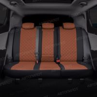 Чехлы Автопилот Экокожа Ромб на Mitsubishi Colt 2003-2012 г.в.