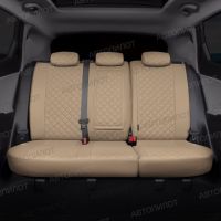 Чехлы Автопилот Экокожа Ромб на Mitsubishi Colt 2003-2012 г.в.