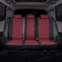 Чехлы Автопилот Экокожа Ромб на Mitsubishi Colt 2003-2012 г.в.