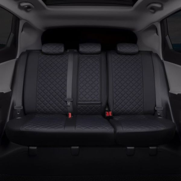 Чехлы Автопилот Экокожа Ромб на Mitsubishi Colt 2003-2012 г.в.