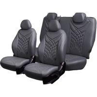 Чехлы Премиум Экокожа Байрон Президент|Жук на Chevrolet Lanos