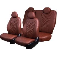 Чехлы Премиум Экокожа Байрон Президент|Жук на Chevrolet Lanos