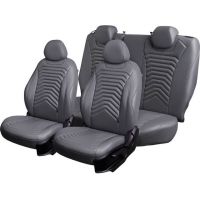 Чехлы Премиум Экокожа Байрон Президент|Жук на Chevrolet Lanos