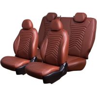 Чехлы Премиум Экокожа Байрон Президент|Жук на Chevrolet Lanos