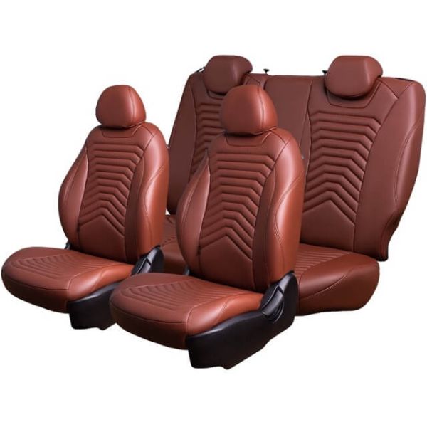 Чехлы Премиум Экокожа Байрон Президент|Жук на Chevrolet Lanos