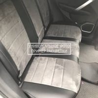 Чехлы Автопилот Алькантара на Mitsubishi Colt 2003-2012 г.в.