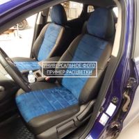 Чехлы Автопилот Алькантара на Mitsubishi Colt 2003-2012 г.в.