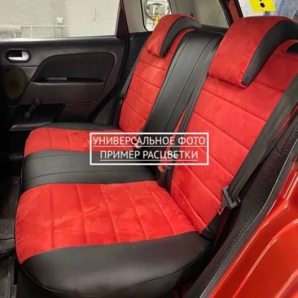 Чехлы Автопилот Алькантара на Mitsubishi Colt 2003-2012 г.в.