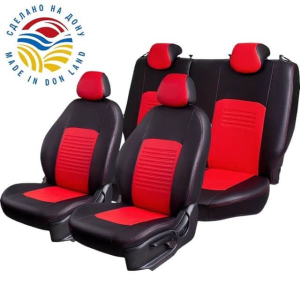 Чехлы Экокожа Турин Классик на Peugeot 301 2013-2016 г.в.