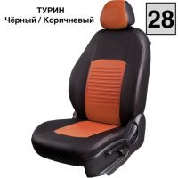Чехлы Экокожа Турин Классик на Peugeot 408 2012-2021 г.в.